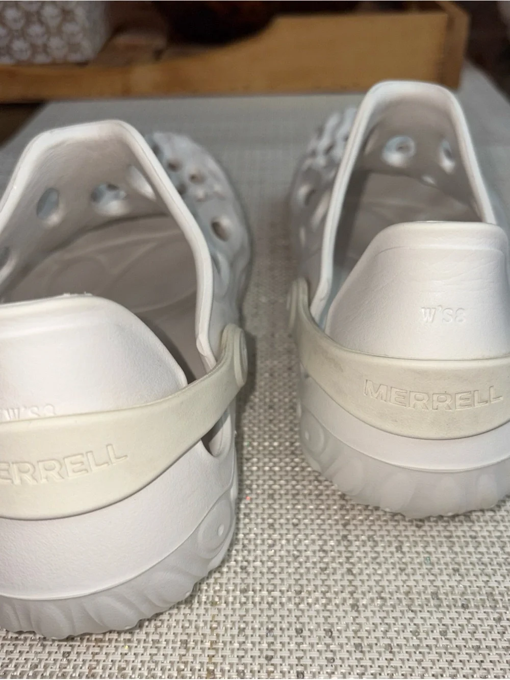 Merrell Hydro Moc Slip-On Fisherman Sandals - White